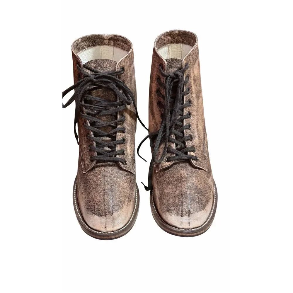 THE GREAT Distressed Boxcar Boot in Brown NWB Size 6